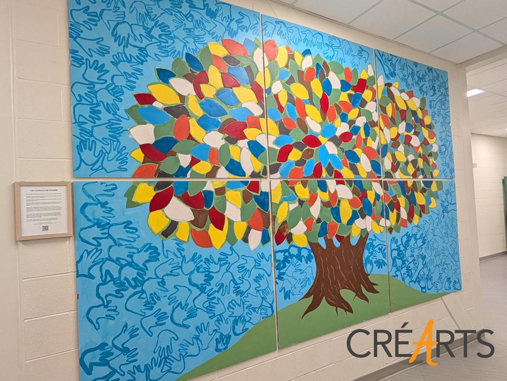 Les couleurs de l’amitié : une murale pour célébrer nos cultures