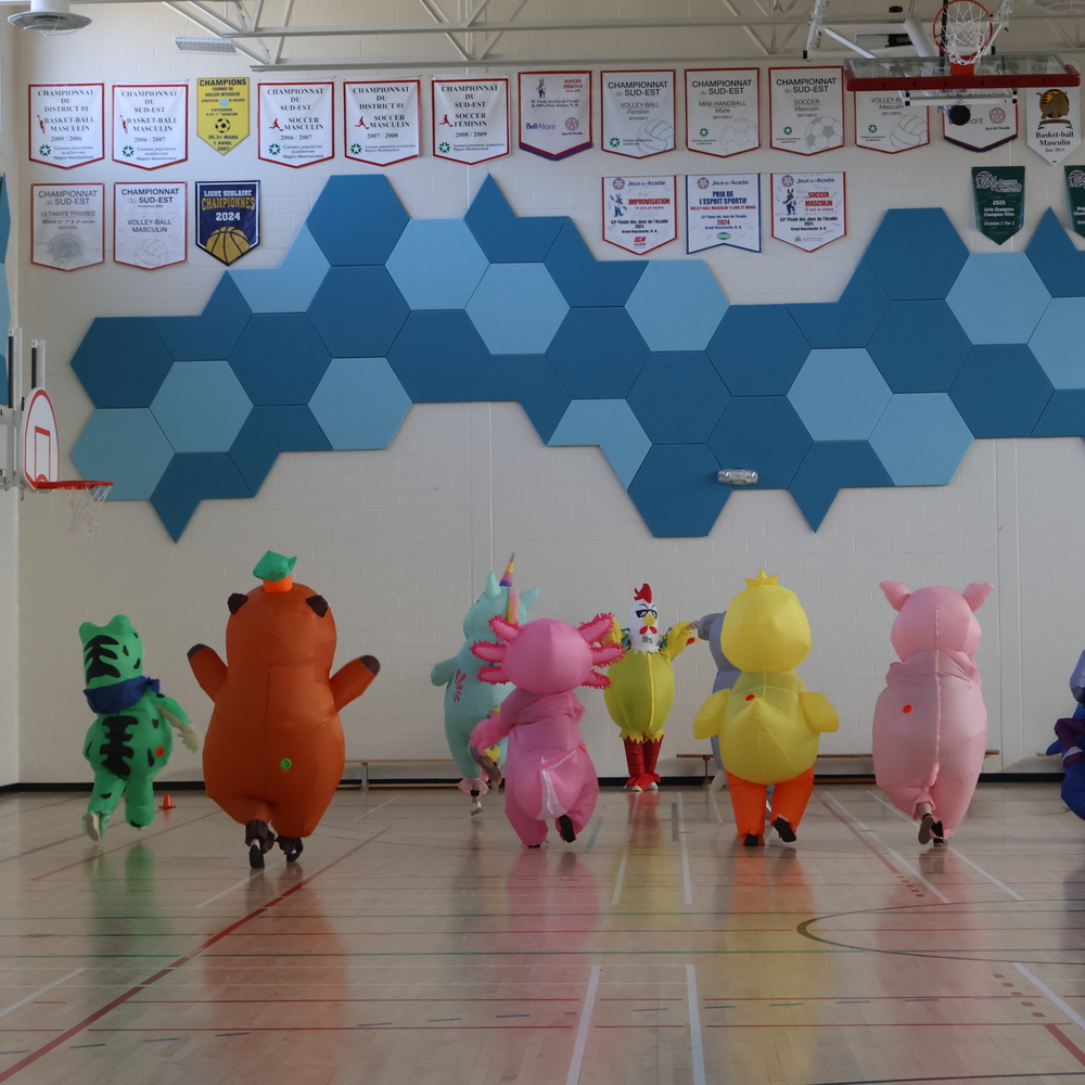 La course aux bonhommes gonflables : 120 célébrations SCP soulignées avec énergie