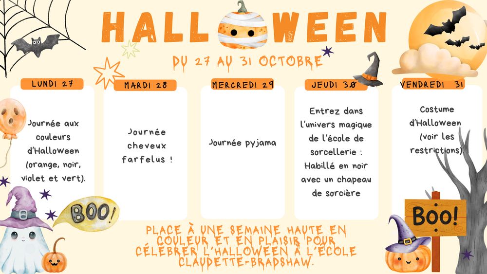 Semaine Halloween 25 26