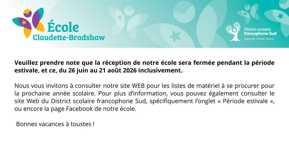MESSAGES - 19 juin 2026